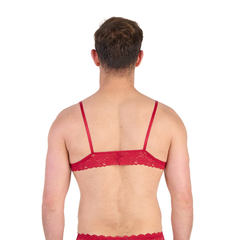 Load image into Gallery viewer, Prowler Lace Bra Red
