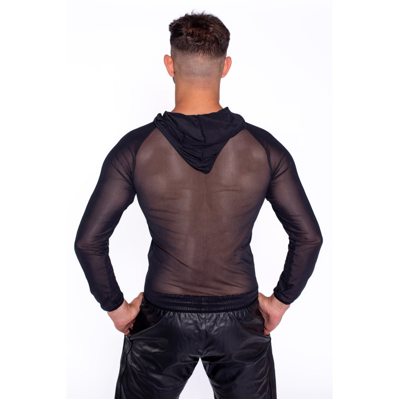 Load image into Gallery viewer, Prowler RED Mesh Hoodie Black
