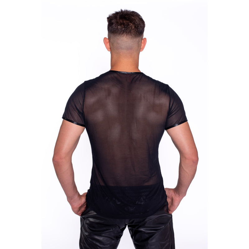 Load image into Gallery viewer, Prowler RED Mesh T-Shirt Black
