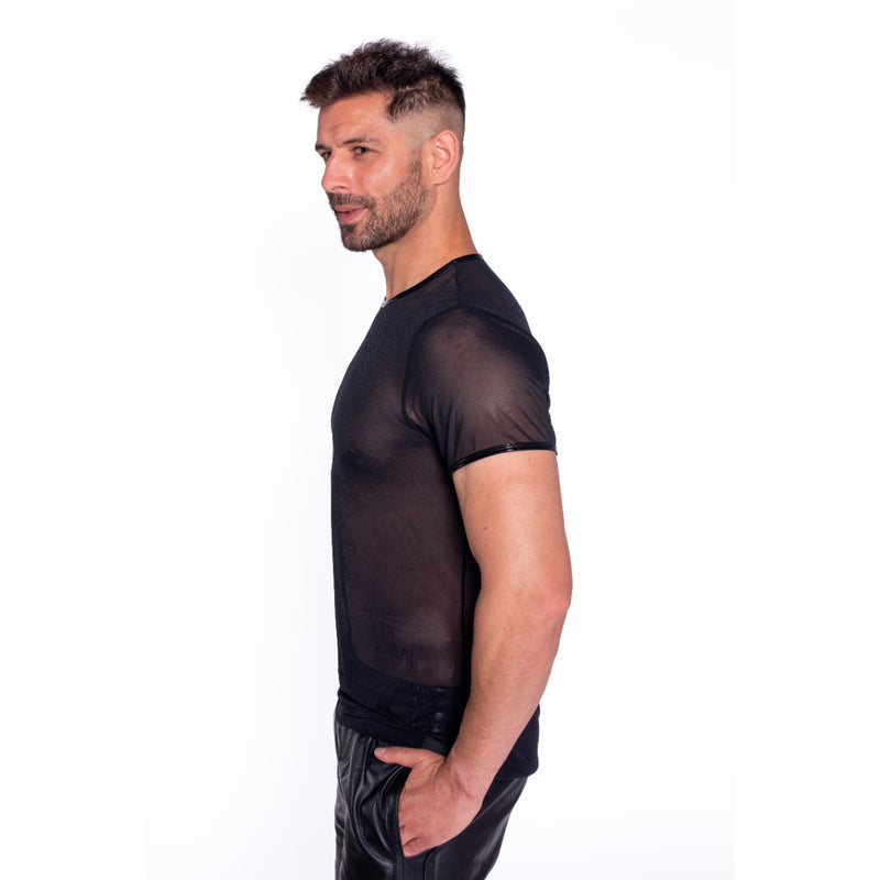 Load image into Gallery viewer, Prowler RED Mesh T-Shirt Black
