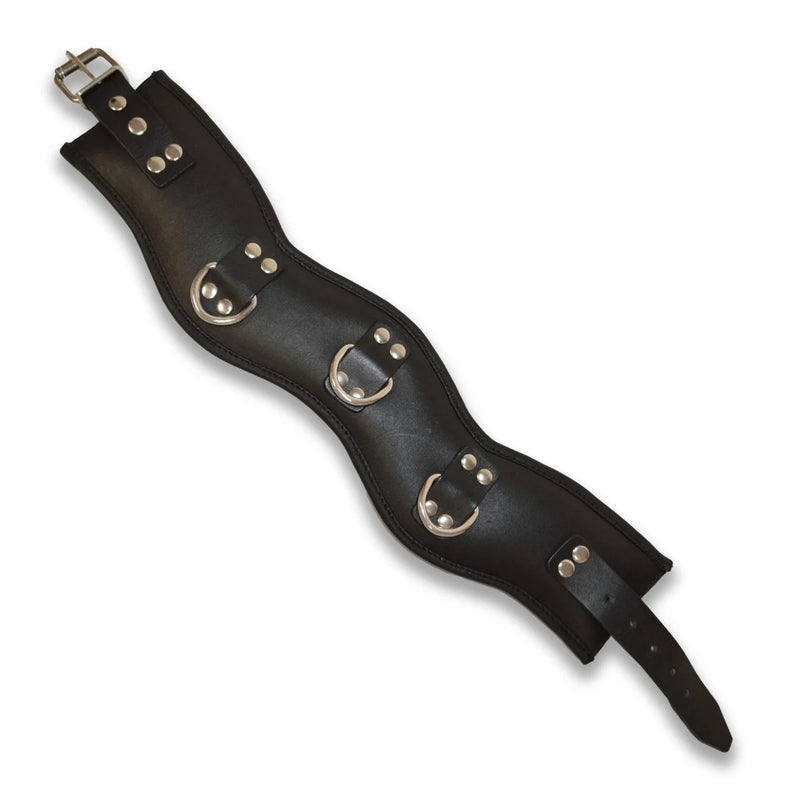 Load image into Gallery viewer, Prowler RED Leather Posture Collar Black
