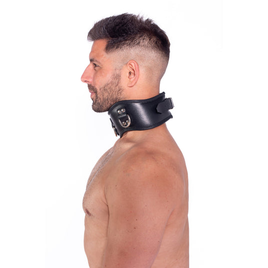 Prowler RED Leather Posture Collar Black