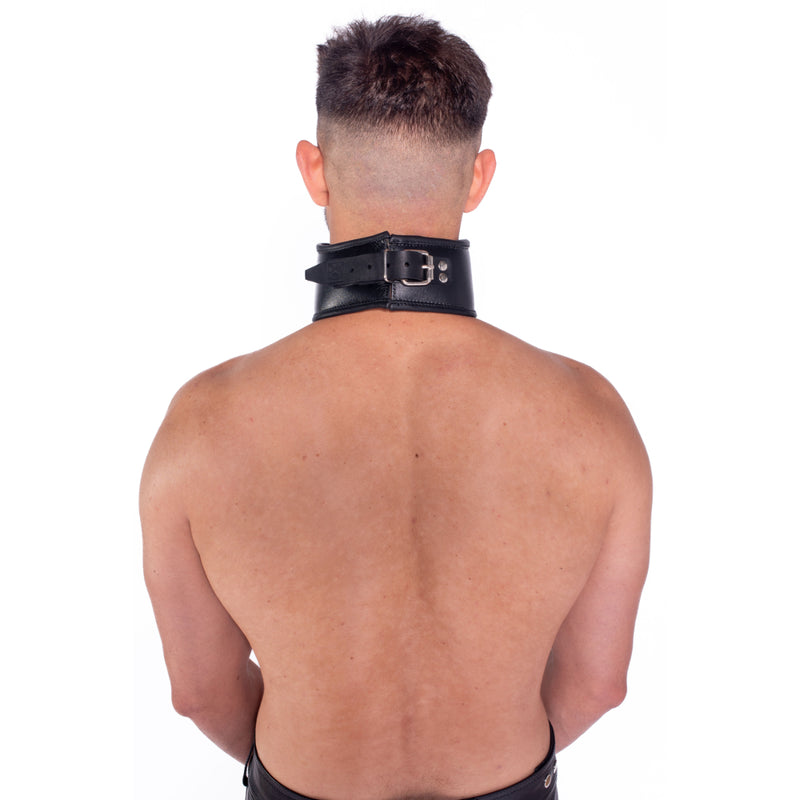 Load image into Gallery viewer, Prowler RED Leather Posture Collar Black
