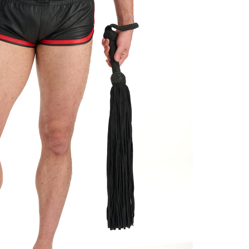 Load image into Gallery viewer, Prowler RED Leather Suede Flogger Black
