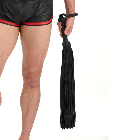 Prowler RED Leather Suede Flogger Black