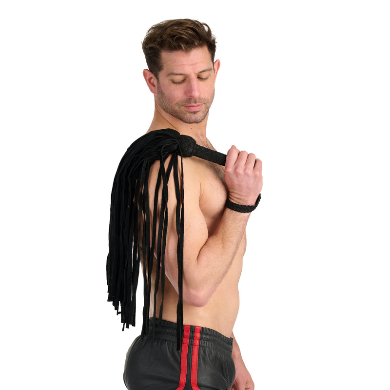 Load image into Gallery viewer, Prowler RED Leather Suede Flogger Black
