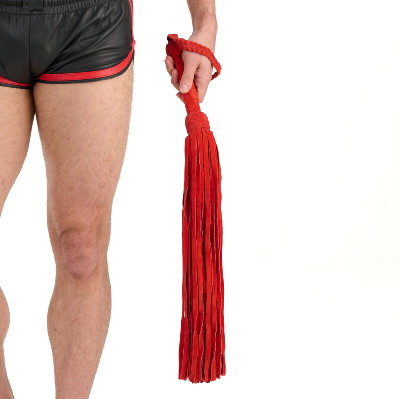 Load image into Gallery viewer, Prowler RED Leather Suede Flogger Red
