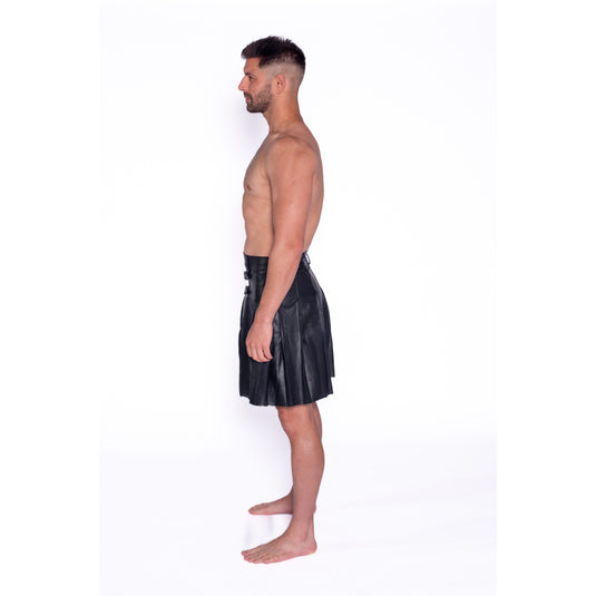 Prowler RED Leather Kilt Black