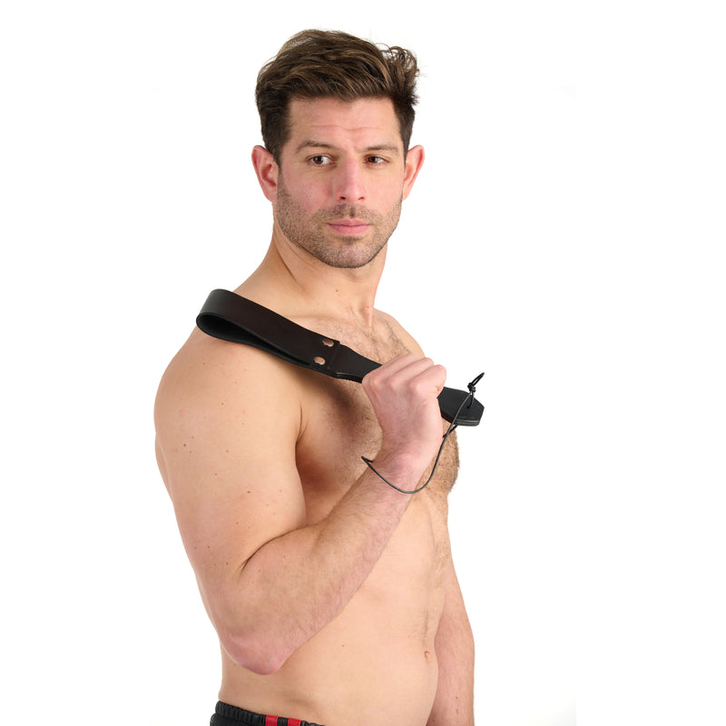 Load image into Gallery viewer, Prowler RED Leather Paddle Black Small
