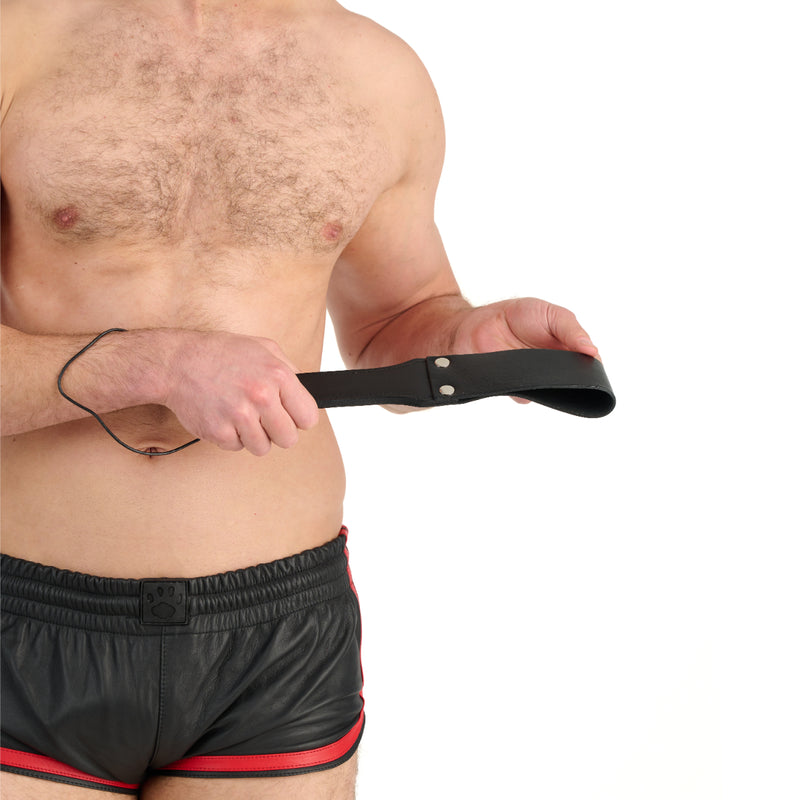 Load image into Gallery viewer, Prowler RED Leather Paddle Black Small
