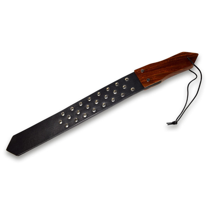 Load image into Gallery viewer, Prowler RED Leather &amp; Wood Studded Paddle
