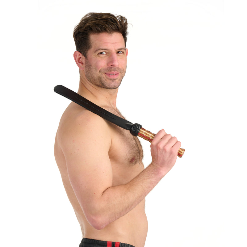 Load image into Gallery viewer, Prowler RED Wooden Handle Paddle Black
