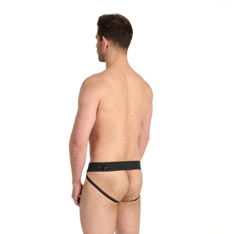 Load image into Gallery viewer, Prowler RED Leather Pouch Jock Strap Black Red

