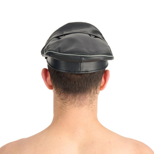 Prowler RED Leather Military Cap Black Grey