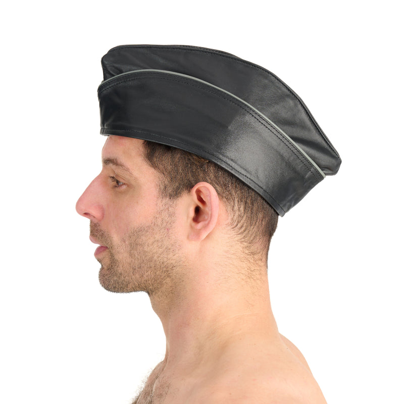 Load image into Gallery viewer, Prowler RED Leather Triangle Cap Black Grey
