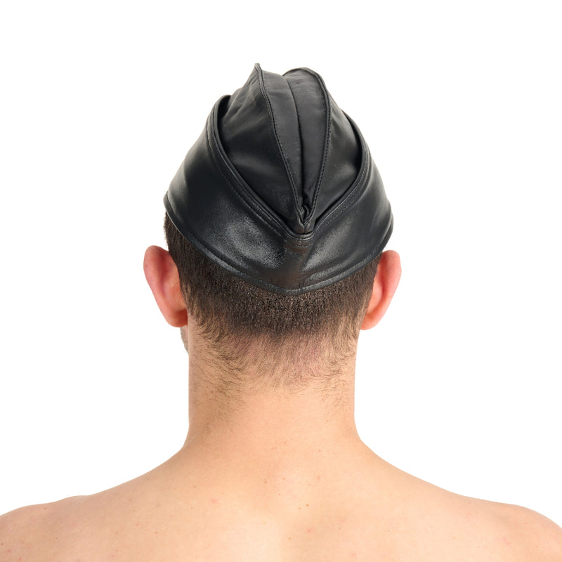 Load image into Gallery viewer, Prowler RED Leather Triangle Cap Black
