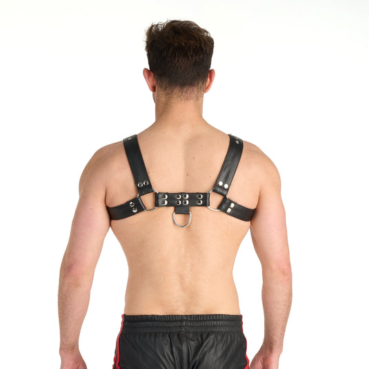 Prowler RED Leather Premium Butch Harness Black