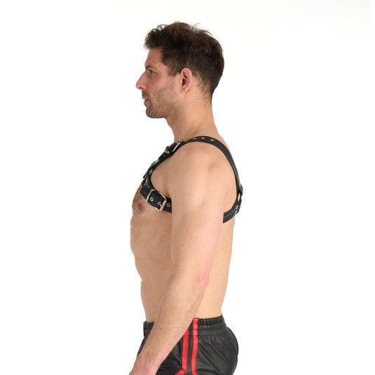 Prowler RED Leather Premium Butch Harness Black