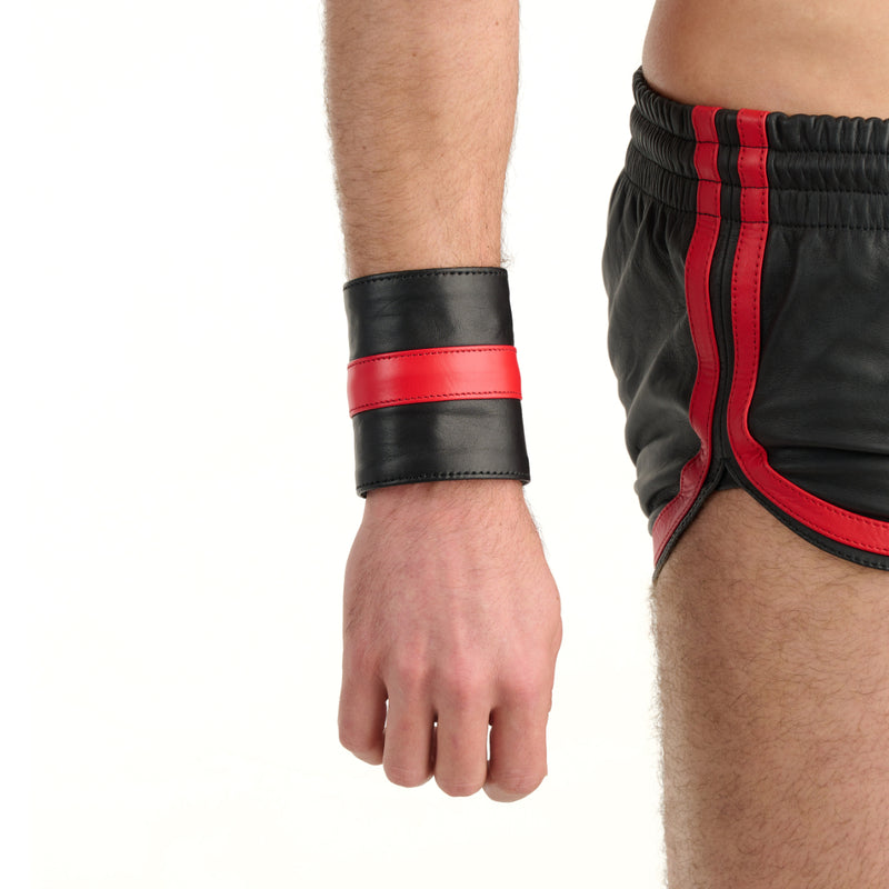 Load image into Gallery viewer, Prowler RED Leather Wrist Wallet Black Red
