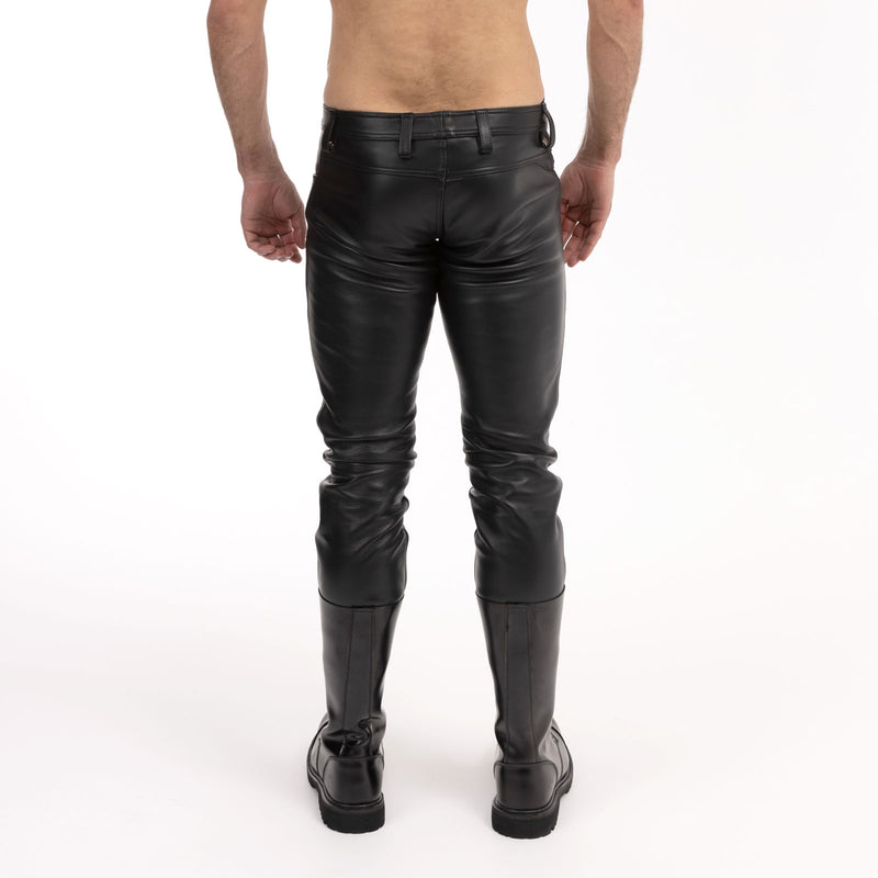 Load image into Gallery viewer, Prowler RED Leather Jeans Black
