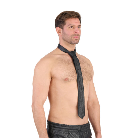 Prowler RED Leather Tie Black