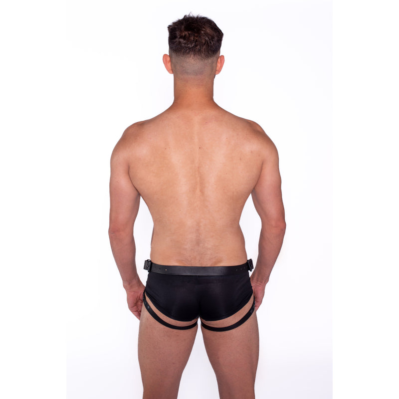 Load image into Gallery viewer, Prowler RED Leather Dong Harness Black
