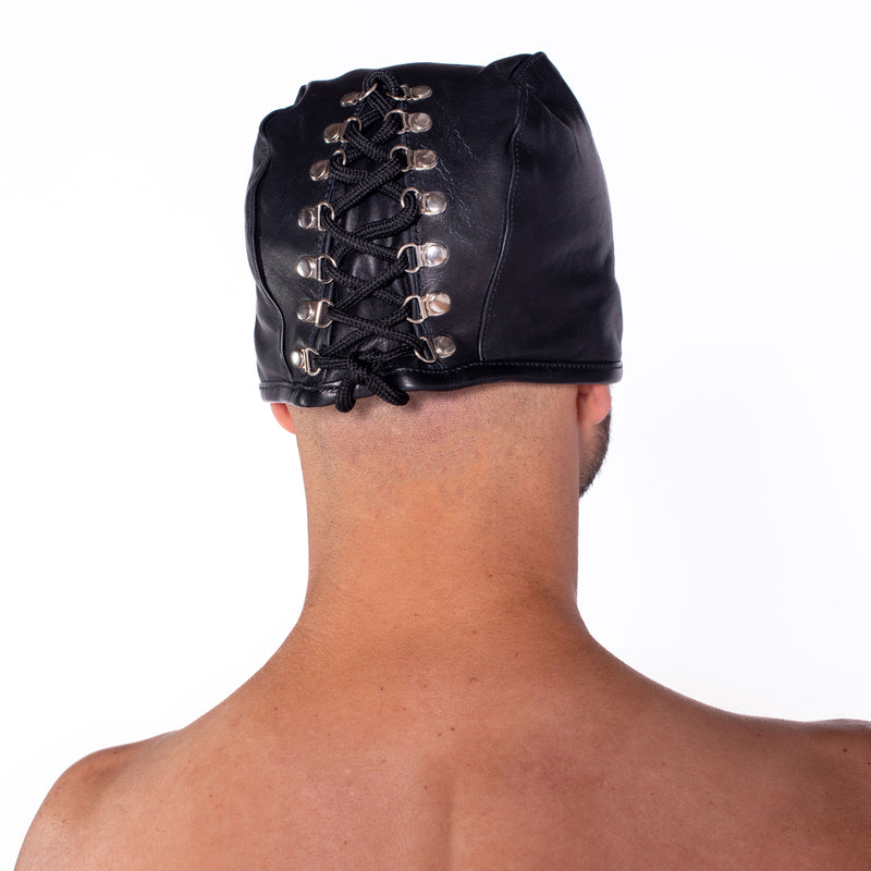 Load image into Gallery viewer, Prowler RED Leather Executioner's Hood
