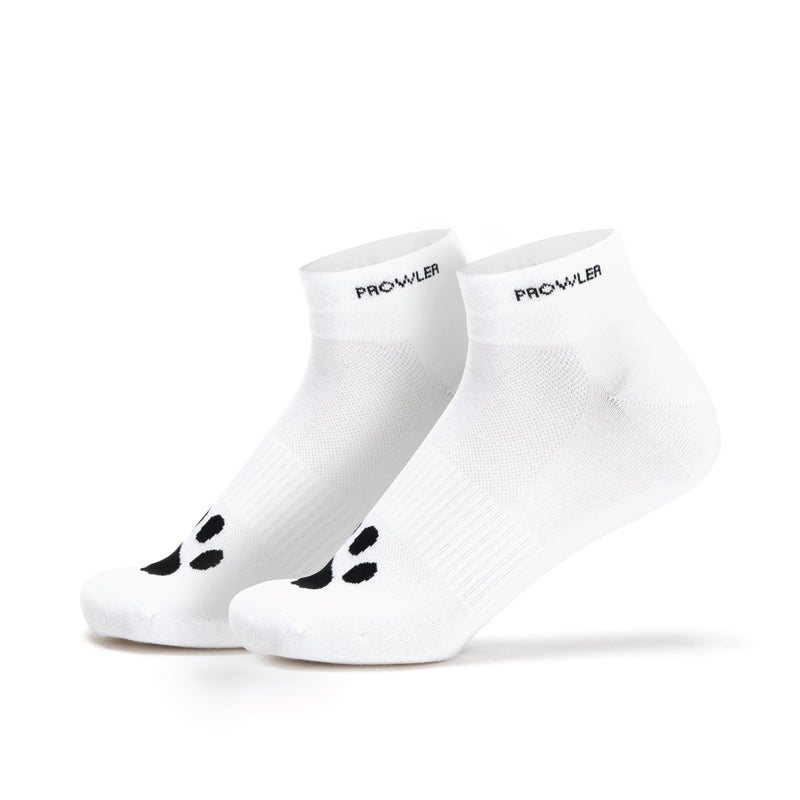 Load image into Gallery viewer, Prowler RED Sniff Ankle Socks White Black
