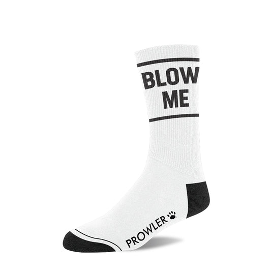 Prowler RED Blow Me Socks White Black