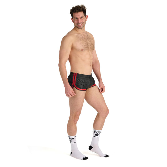 Prowler RED Blow Me Socks White Black