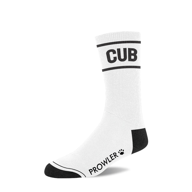Load image into Gallery viewer, Prowler RED Cub Socks White Black

