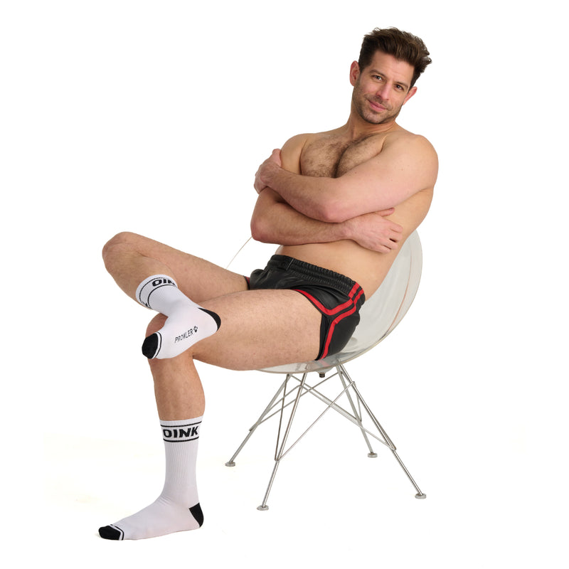 Load image into Gallery viewer, Prowler RED Oink Socks White Black
