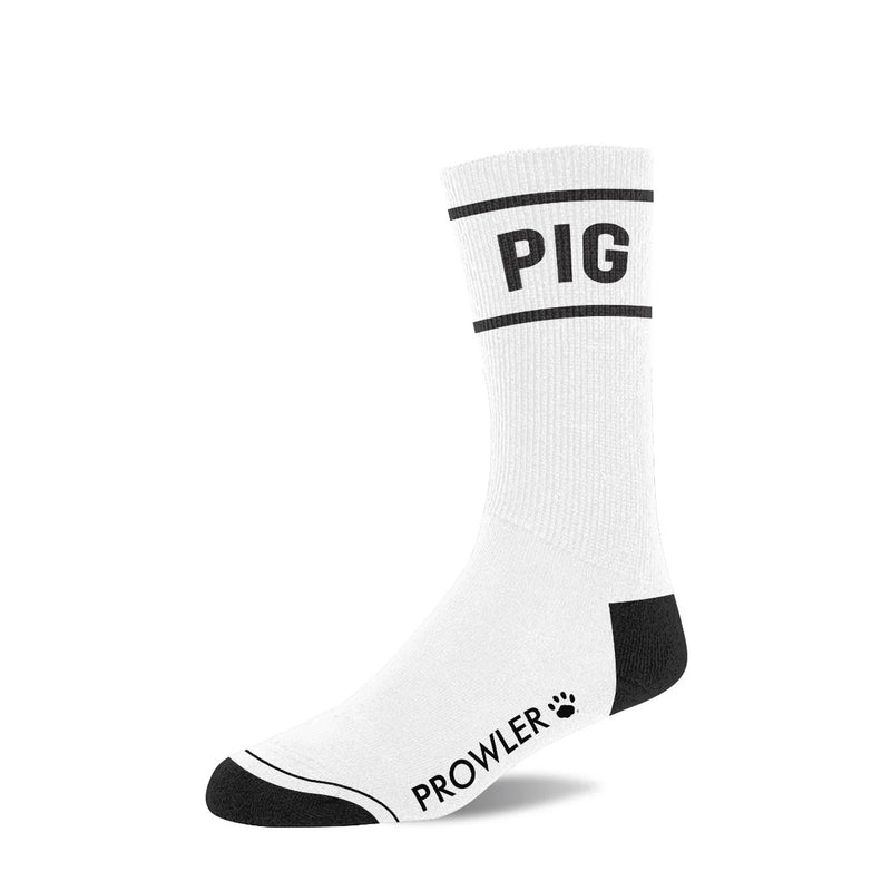 Load image into Gallery viewer, Prowler RED Pig Socks White Black
