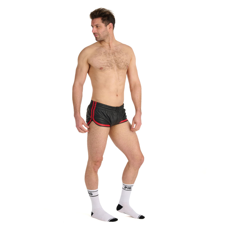 Load image into Gallery viewer, Prowler RED Pig Socks White Black
