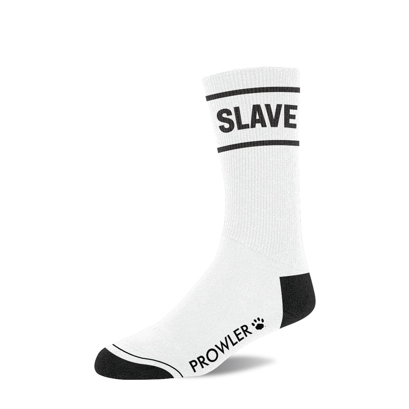 Load image into Gallery viewer, Prowler RED Slave Socks White Black
