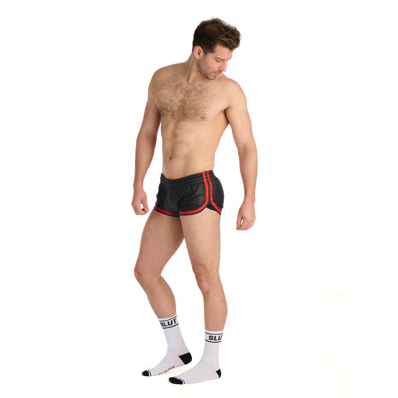 Load image into Gallery viewer, Prowler RED Slut Socks White Black
