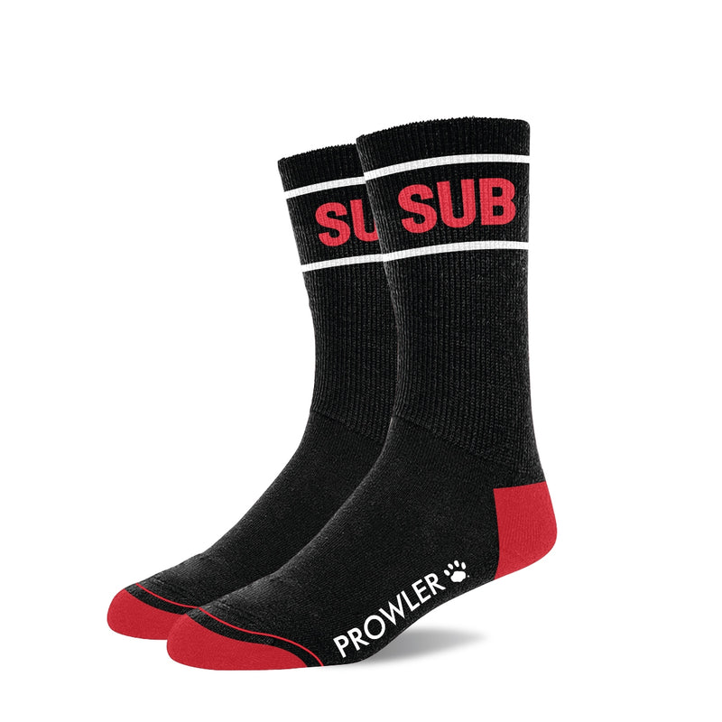 Load image into Gallery viewer, Prowler RED Sub Socks Black Red White
