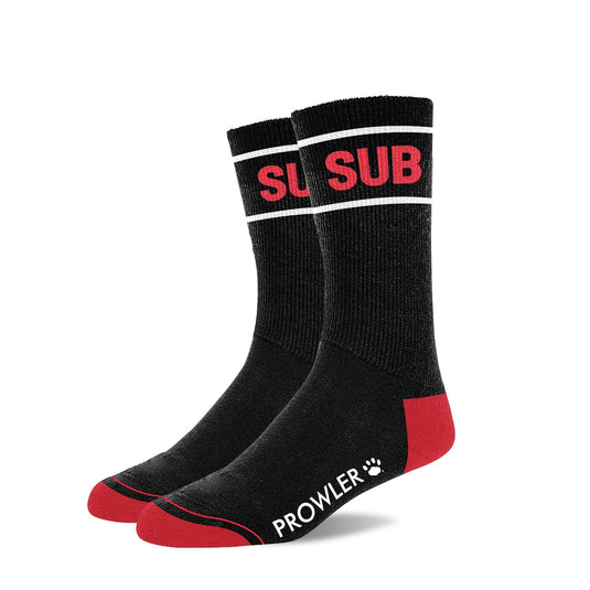 Prowler RED Sub Socks Black Red White
