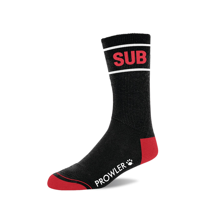Load image into Gallery viewer, Prowler RED Sub Socks Black Red White
