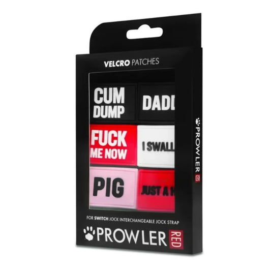 Prowler RED Switch Jock Strap Velcro Patches Pack 1