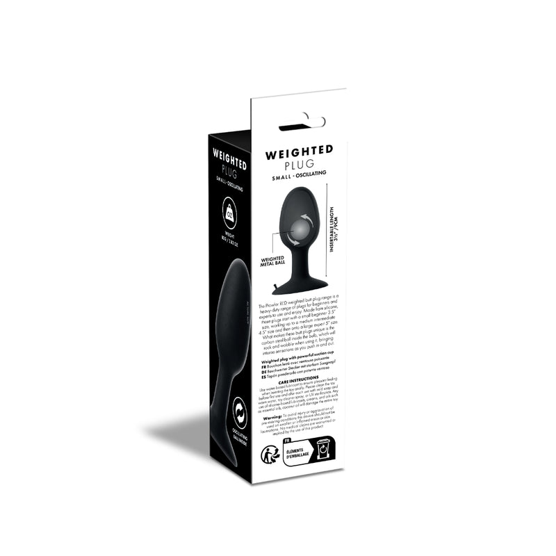 Load image into Gallery viewer, Prowler RED Weighted Butt Plug Black Small
