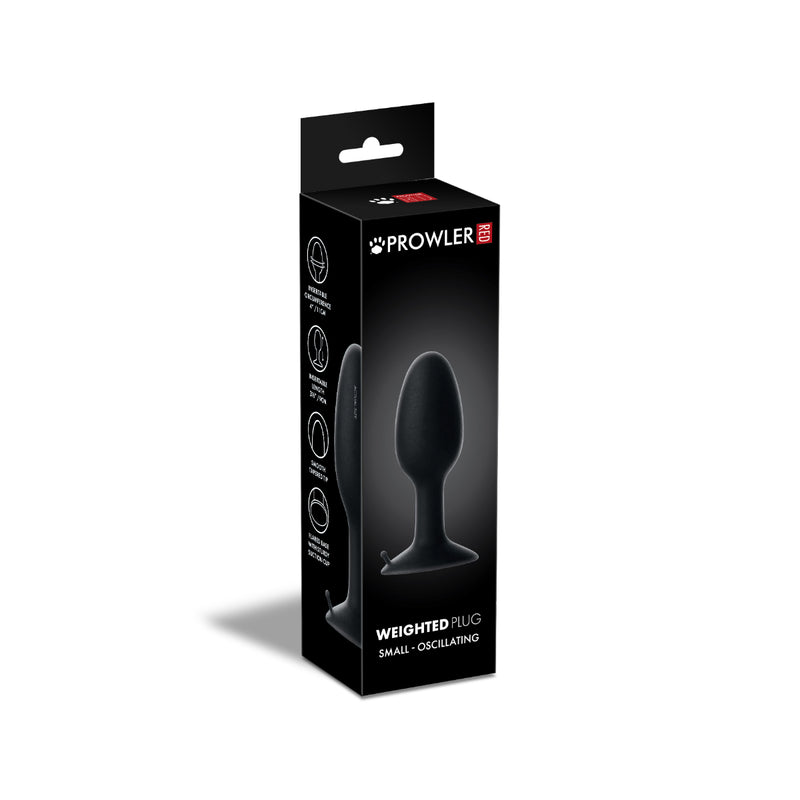 Load image into Gallery viewer, Prowler RED Weighted Butt Plug Black Small
