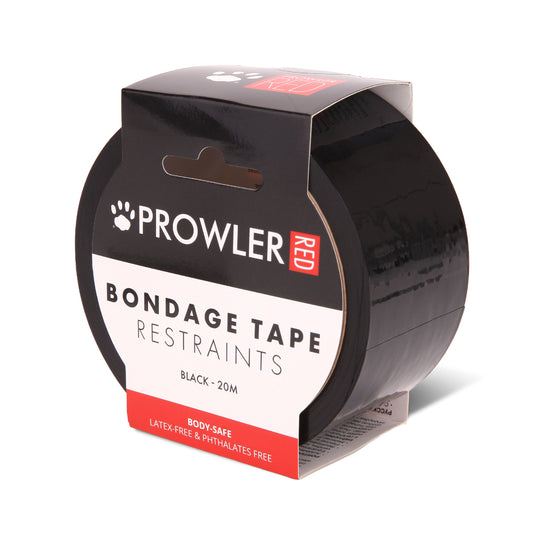 Prowler RED Bondage Tape Black 20m
