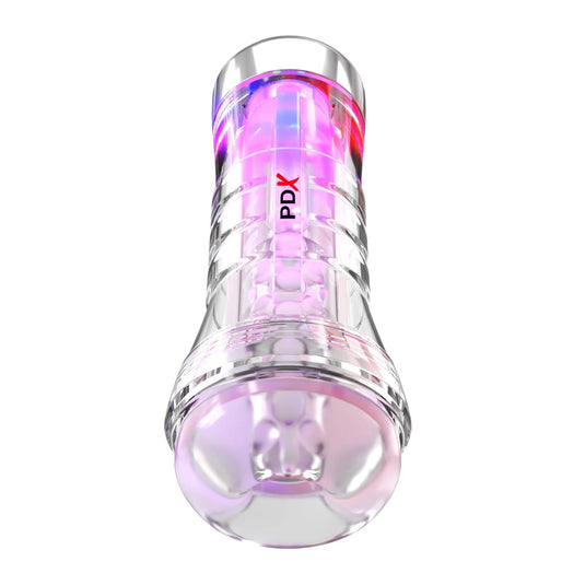 PDX Elite ViewTube XXL See Thru LED Stroker Clear