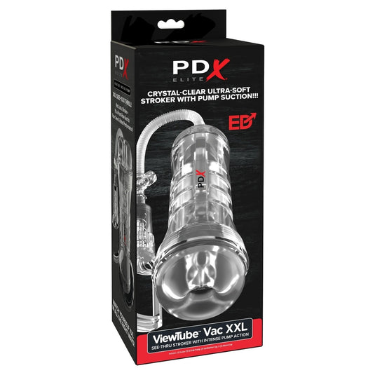 PDX Elite ViewTube Vac XXL See Thru Pump Stroker Clear