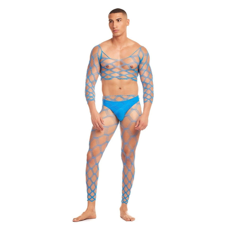 Load image into Gallery viewer, Rainbow Party Future Mode 3 Piece Costume Set Blue
