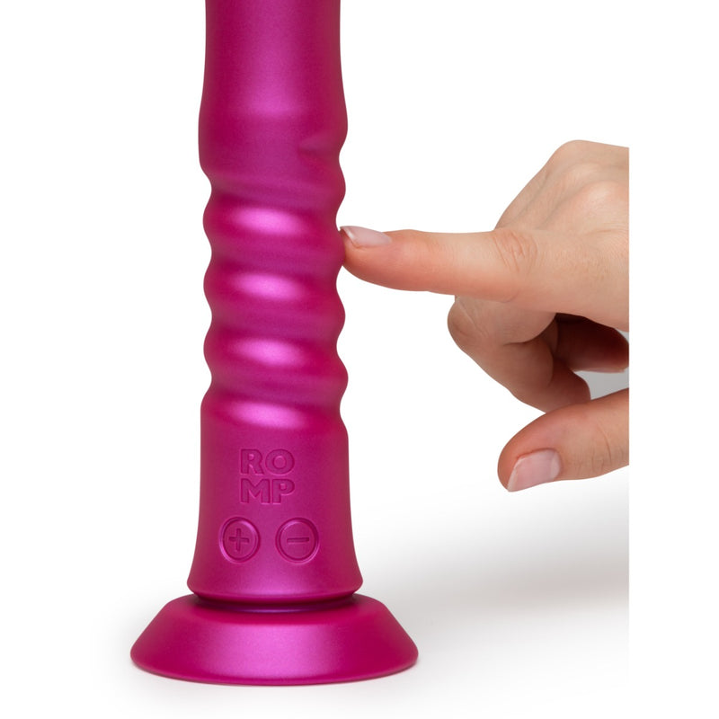 Load image into Gallery viewer, ROMP Jiggle Thrusting Vibrator Pink
