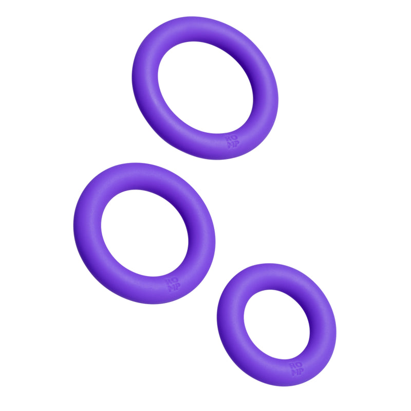 Load image into Gallery viewer, ROMP Remix Trio Cock Rings Purple
