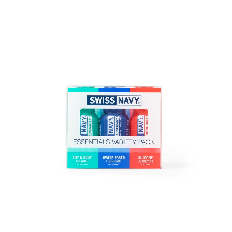 Load image into Gallery viewer, Swiss Navy Essentials Variety Lube 3 Pack 1oz
