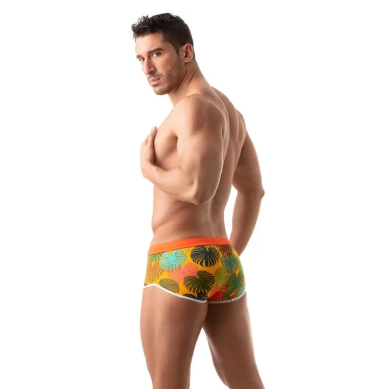 Load image into Gallery viewer, TOF Paris Floral Swim Trunks Yellow
